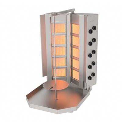 ATALAY ADG-10S V Tipi Sabit Döner Makinesi, 5x2 Radyanlı, Doğalgazlı