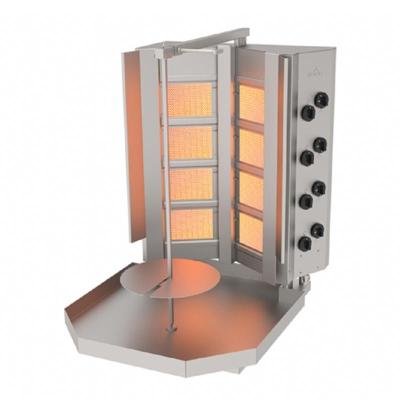 ATALAY ADG-8S Sabit V Tipi Döner Makinesi, 4x2 Radyanlı, Doğalgazlı