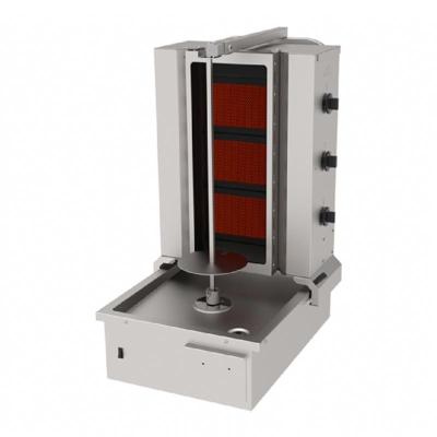 ATALAY ADGC-3A Alttan Motorlu Camlı Hareketli Döner Makinesi, 3 Radyanlı, Doğalgazlı