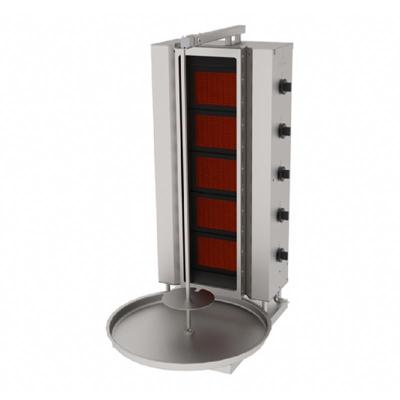 Atalay ADGC-5S Camlı Sabit Döner Makinesi, 5 Radyanlı, LPG'li