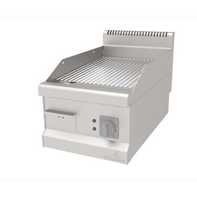 ATALAY AEI-473 N CR, Elektrikli Izgara, Nervürlü, Krom Yüzeyli, 40x73x30 Cm