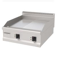 Atalay AEI-890 ND S CR Setüstü Elektrikli Izgara, Yarı Nervürlü Yarı Düz, Krom Yüzeyli, 80x90x30 Cm
