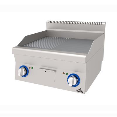 ATALAY Setüstü Gazlı Izgara, Yarı Nervürlü Yarı Düz, E AGI 660 ND