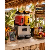 D Makine Slush Twin Buzlu ve Soğuk İçecek Dispenseri, 12+12 Lt