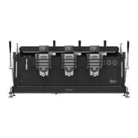 DALLA CORTE Zero Barista 3 Espresso Makinesi, 3 Gruplu