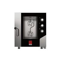 Eka Mkf 711-S Elektrikli Konveksiyon Nemlendirmeli Fırın Elektromekanik Kontrol, Gn 1/1 7 Tepsi Kapasiteli