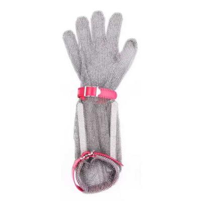 Epinox Çelik Eldiven Uzun 19 Cm Kırmızı (K) (EL-19K) 