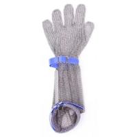 Epinox Çelik Eldiven Uzun 19 Cm Mavi (M) (EL-19M)