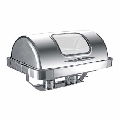 EPINOX Chafing Dish Roll Top Gömme Camlı 9 L (CDG-9C)