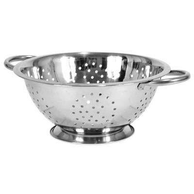 Epinox Makarna Süzgeci Çelik - 24 Cm (PASLANMAZ) (MS-24) 