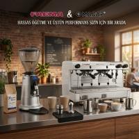 Faema E98 A/2 Tall Cup Espresso Kahve Makinesi & Macap MXD Extereme Espresso Değirmeni