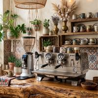 FAEMA PRESIDENT A/2 5 BUTTON Espresso Kahve Makinası Otomatik 2 Gruplu ve MACAP Espresso Kahve Değirmeni Ondemand Mikrometrik Titanyum Bıçak Dijital Ekran (MXD XTREME )