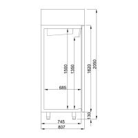 Frenox BL7 Dik Tip Tek Kapılı Derin Dondurucu, 700 L 