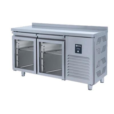 ICEINOX CTS 275 CR UG Tezgah Tip Snack Buzdolabı, 2 Cam Kapılı