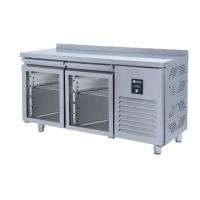Iceinox CTS.330.CR.UG Tezgah Tip GN Buzdolabı, 2 Cam Kapılı