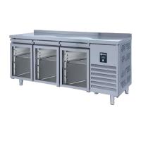 Iceinox CTS.515.CR.UG Tezgah Tip GN Buzdolabı, 3 Cam Kapılı
