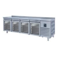 Iceinox CTS.560.CR.UG Tezgah Tip Snack Buzdolabı, 4 Cam Kapılı
