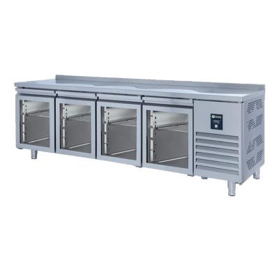 ICEINOX CTS 560 CR UG Tezgah Tip Snack Buzdolabı, 4 Cam Kapılı