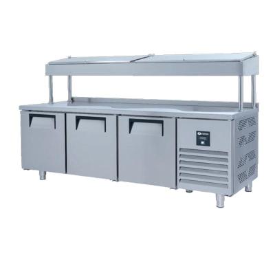 Iceinox PTS.H.515.CR Make Up Yüksek Buzdolabı, 3 Kapılı