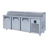 Iceinox PTS.L.515 Make Up Kısa Buzdolabı, 3 Kapılı