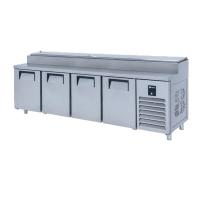 Iceinox PTS.L.650.CR Make Up Kısa Buzdolabı, 4 Kapılı