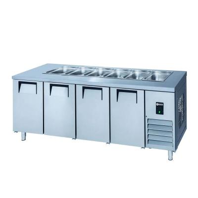 Iceinox STS.650 Servis Tip 4 Kapılı Buzdolabı, 250x70x85 cm