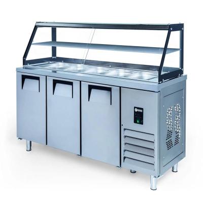 Iceinox STS.G.515 Camlı Servis Buzdolabı, 3 Kapılı