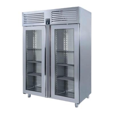 Iceinox VTS.1150.N.CR.VG Dik Tip Snack ve GN Buzdolabı, 2 Cam Kapılı