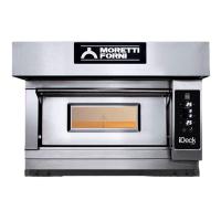 Moretti Forni ID-M-60.60 Tek Katlı Taş Tabanlı 30 cm x 4 Pizza Kapasiteli Pizza Fırını, Elektrikli