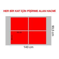 Moretti Forni S140EI-161600-P Icon Seri 2x16 cm Taş Tabanlı Modüler Çok Amaçlı Katlı Fırın, 140x93.5 cm, Elektrikli