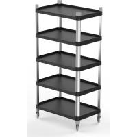 Plastport Çok Amaçlı Servis Arabası - 5 Katlı (Açık)