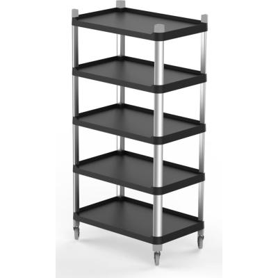 Plastport Çok Amaçlı Servis Arabası - 5 Katlı (Açık)