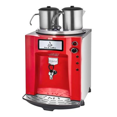 REMTA DE11SP Premium Jumbo Şamandıralı Çay Makinesi, 2 Demlikli, 23 L, Kırmızı