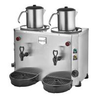 Remta DE15 Jumbo Çay Makinesi, 2 Demlikli, 9+9 L, Elektrikli, Gri