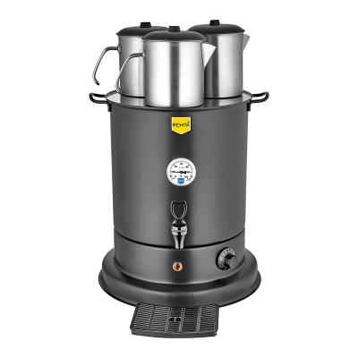 REMTA EL10 Elite Çay Makinesi, 3 Demlikli, 28 L, Elektrikli, Siyah