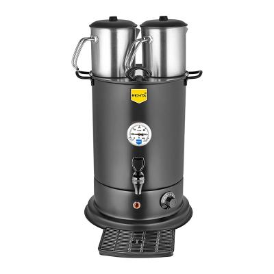 REMTA EL11 Elite Çay Makinesi, 2 Demlikli, 20 L, Elektrikli, Siyah