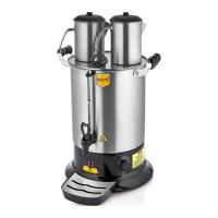 Remta PT14 Platin Model Çift Demlikli Çay Makinesi, 17 L