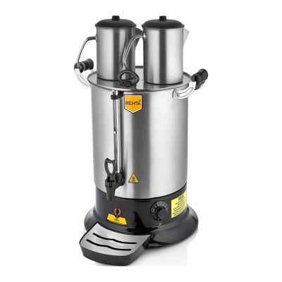 Remta PT14 Platin Model Çift Demlikli Çay Makinesi, 17 L