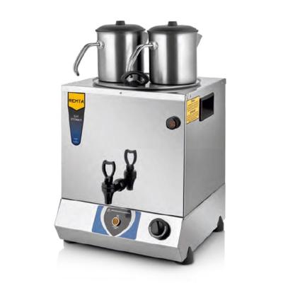 REMTA TT02 Pleytsiz Çift Demlikli Çay Makinesi, 17 L, Elektrikli