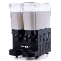 Samixir 40.MMB Klasik Twin Soğuk İçecek Dispenseri, 20+20 Lt, Çift Karıştırıcılı, Siyah