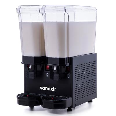 Samixir 40.MMB Klasik Twin Soğuk İçecek Dispenseri, 20+20 Lt, Çift Karıştırıcılı, Siyah