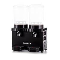 Samixir MM20.AB Panaromik Twin Soğuk İçecek Dispenseri, 10 L+10 L, Siyah