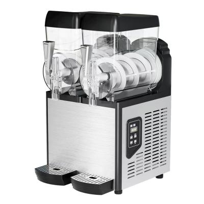 D Makine Slush Twin Buzlu ve Soğuk İçecek Dispenseri, 12+12 Lt