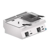 Seamac FRG16 Çift Kapaklı Fritöz, 8+8 L, Gazlı
