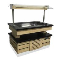 Senox SLD-03 Granit Kaplama Soğutuculu Saladbar, 500 Litre