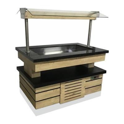 Senox SLD-04 Granit Kaplama Soğutuculu Salad Bar, 532 L