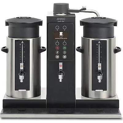 ANIMO Silindirik Filtre Kahve Makinesi 2X5 Lt. Sıcak Su Çıkışlı Sağ Sol Kazan  (CB 2x5W - 1005394 )