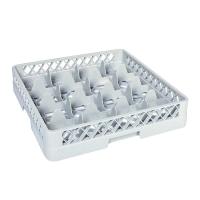 Tribeca BB-16, Bardak Basketi, 16 Bölmeli, 500x500x100 mm, Gri 