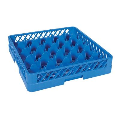 Tribeca BB-25, Bardak Basketi, 25 Bölmeli, 500x500x100 mm, Mavi 