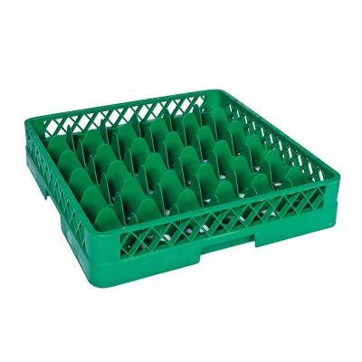 Tribeca BB-36, Bardak Basketi, 36 Bölmeli, 500x500x100 mm, Yeşil 
